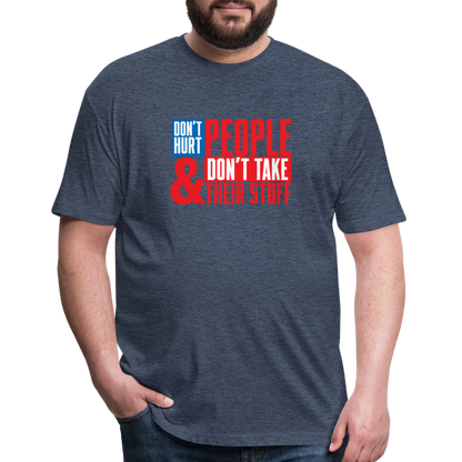 Don't Hurt People | America | Men's Tee - heather navy