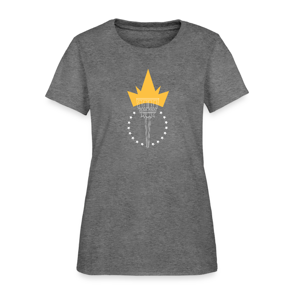 Freedom Torch | Women's Tee - graphite heather