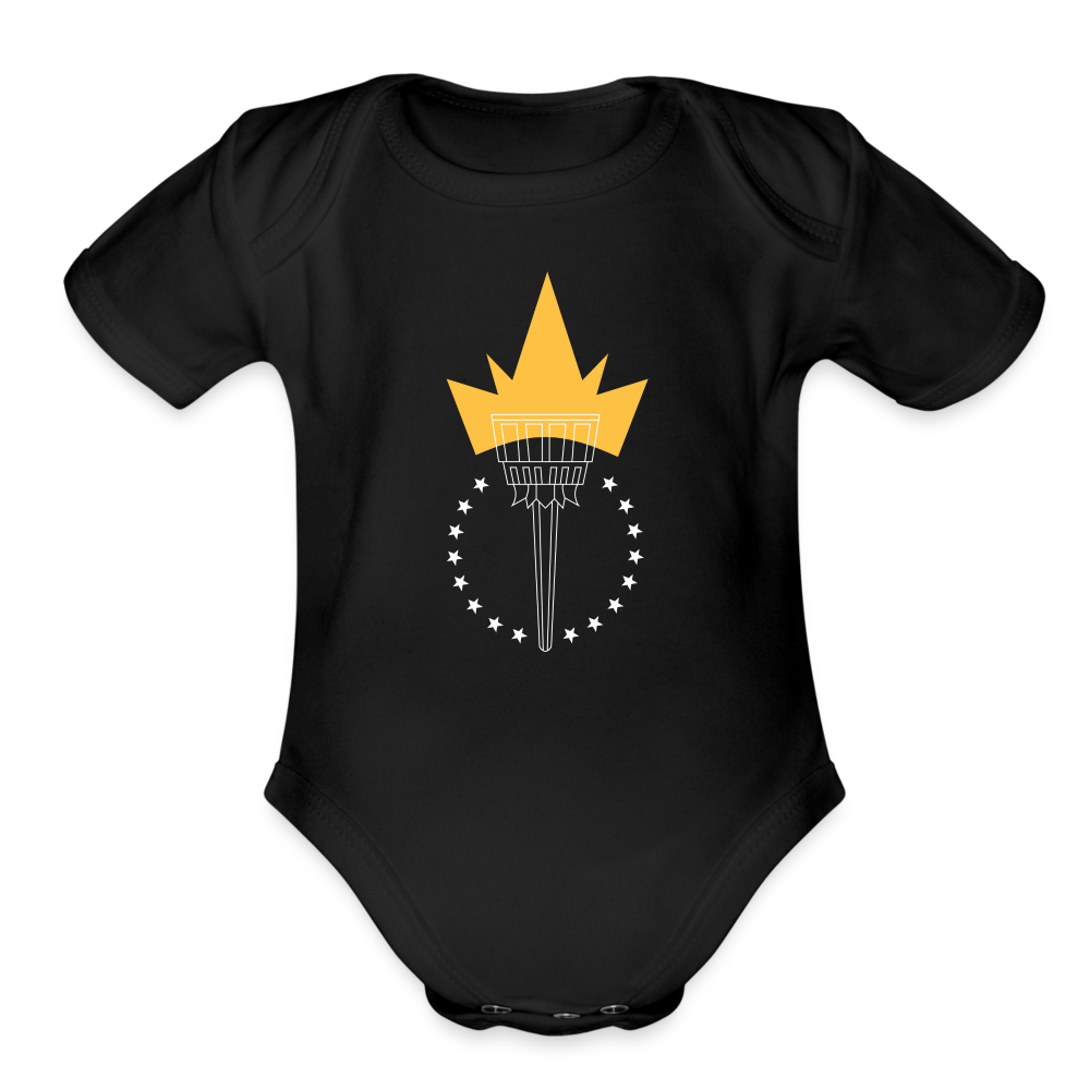 Freedom Torch | Baby Onesie - black