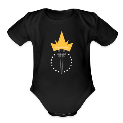 Freedom Torch | Baby Onesie - black