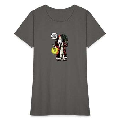 2021 Santa | Women's Tee - charcoal