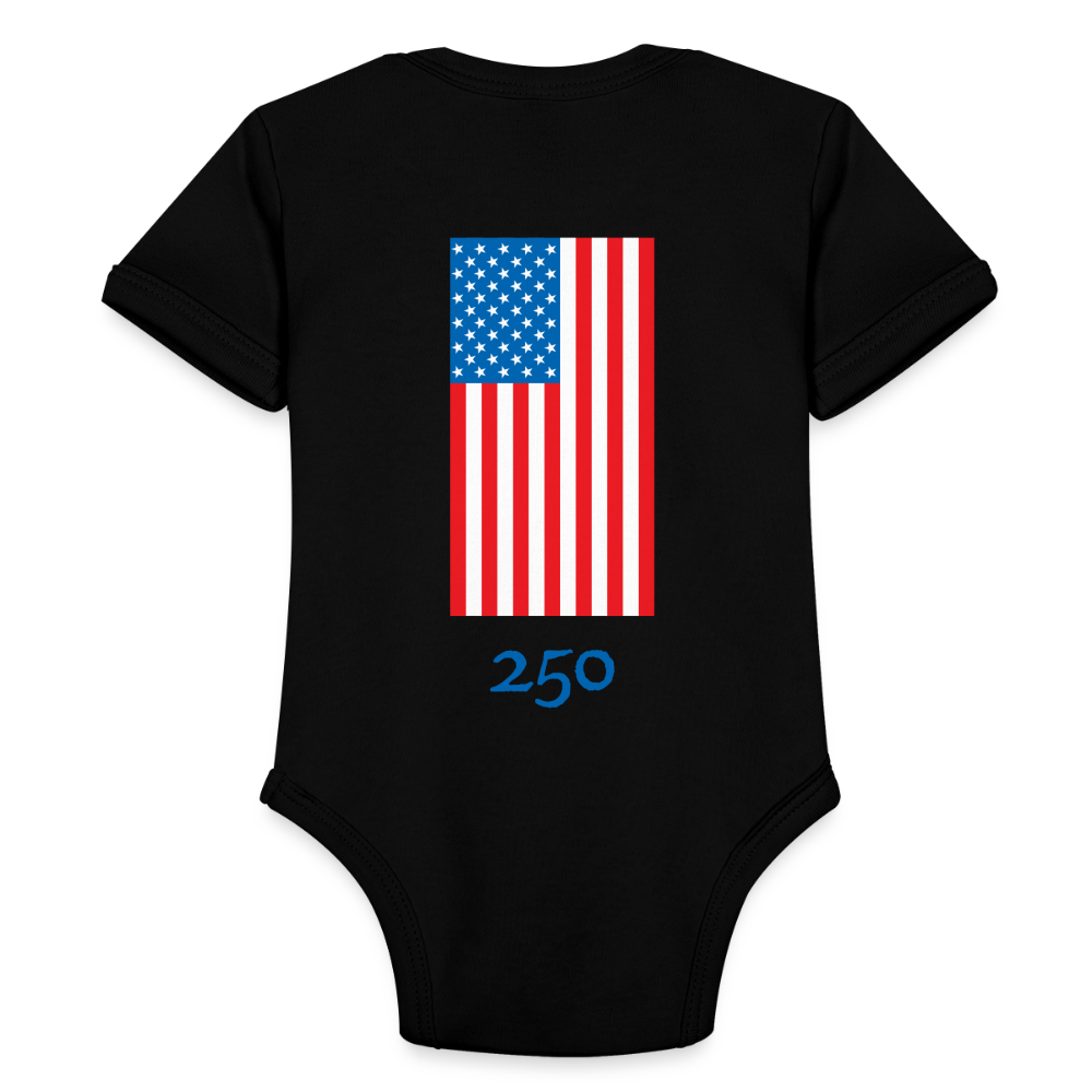 Spirit of '76 | Baby Onesie - black