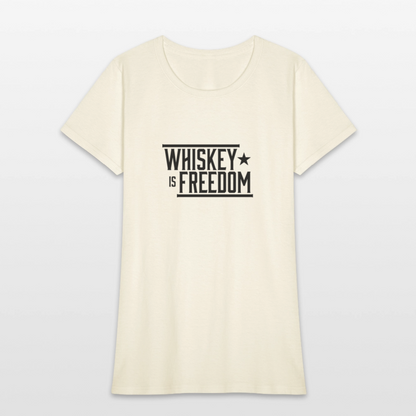 Whiskey is Freedom | Women's Tee - off white