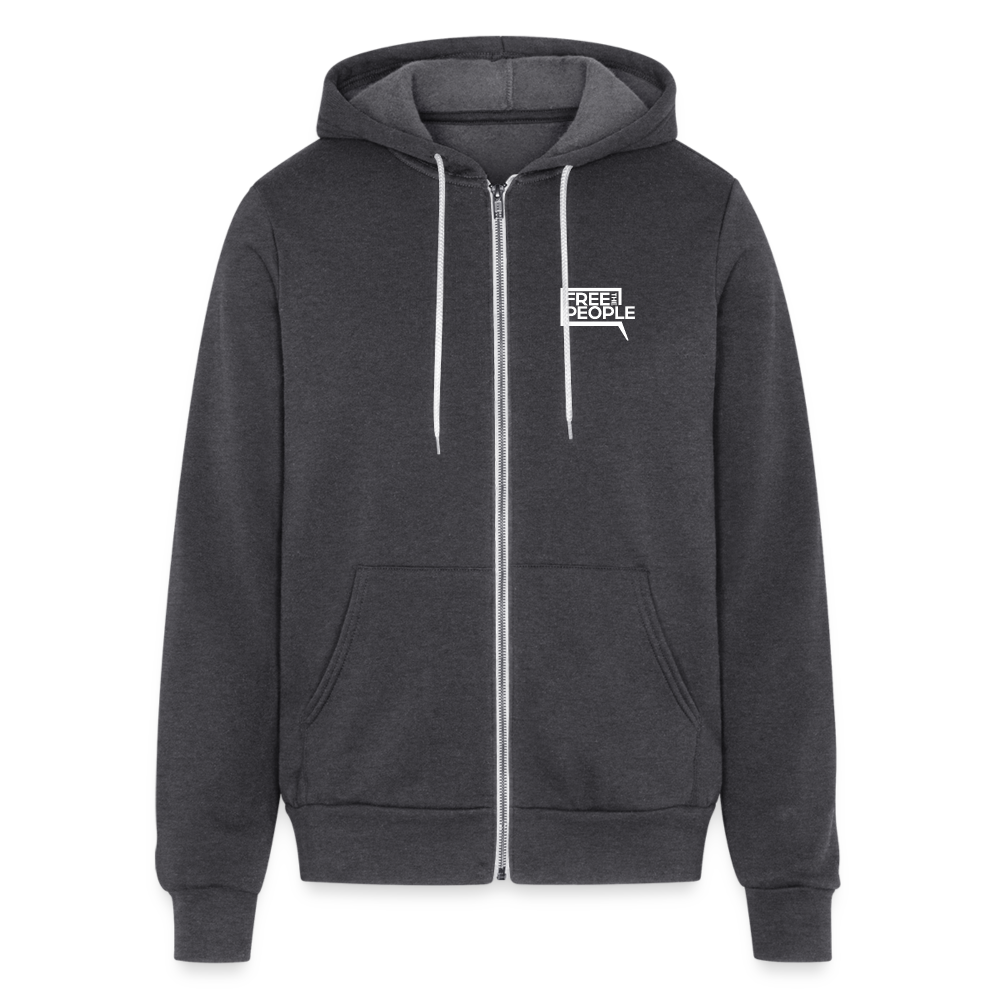 Free the People | Zip Hoodie - charcoal grey