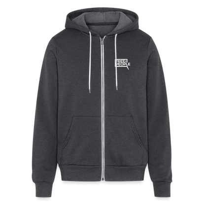 Free the People | Zip Hoodie - charcoal grey