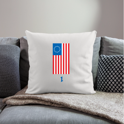 Spirit of '76 | Throw Pillow Cover - natural white