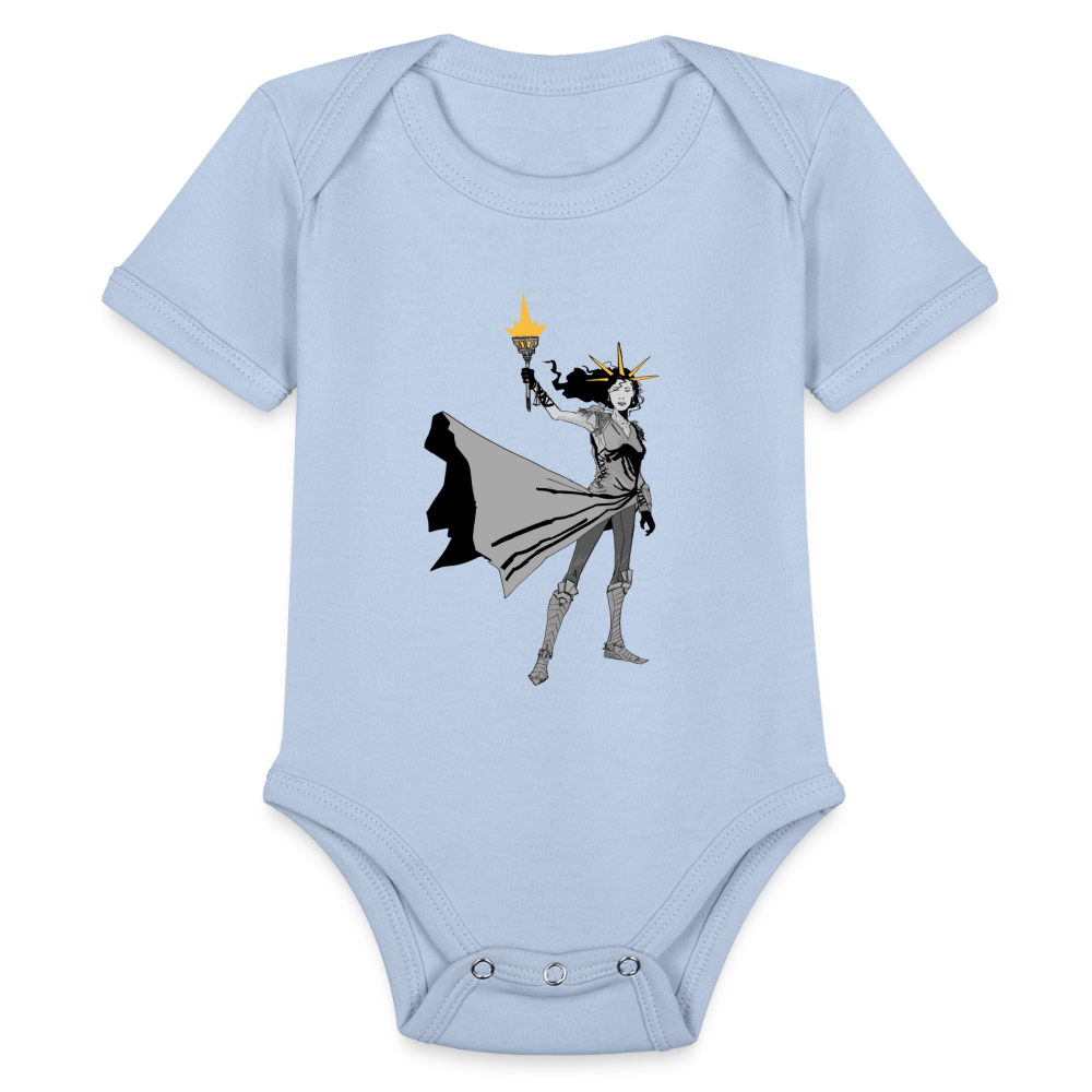 Liberty Hero | Baby Onesie - sky