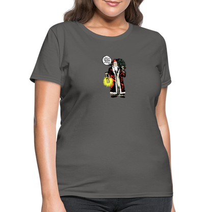 2021 Santa | Women's Tee - charcoal