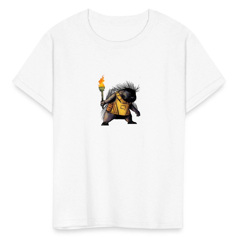 Free the Porcupine | Youth Tee - white