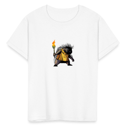 Free the Porcupine | Youth Tee - white