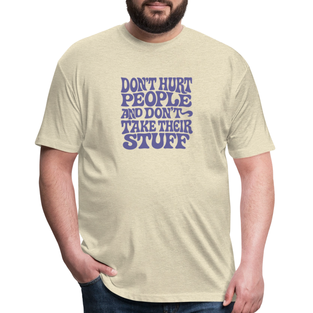Don't Hurt People | Retro | Men's Tee - heather cream