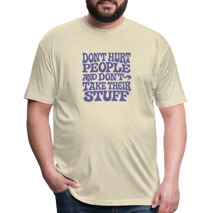 Don't Hurt People | Retro | Men's Tee - heather cream