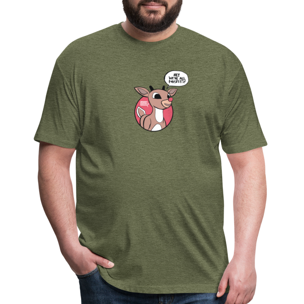 Rudolph Misfits | Men's Tee - heather military green