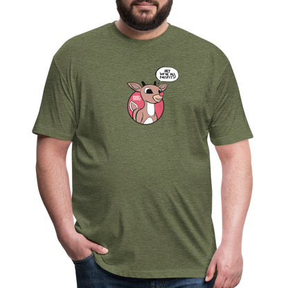 Rudolph Misfits | Men's Tee - heather military green