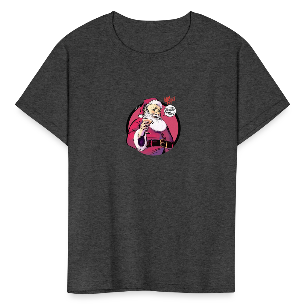 2023 Santa | Youth Tee - heather black