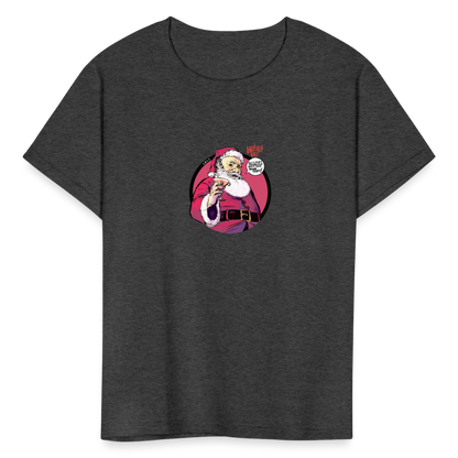 2023 Santa | Youth Tee - heather black