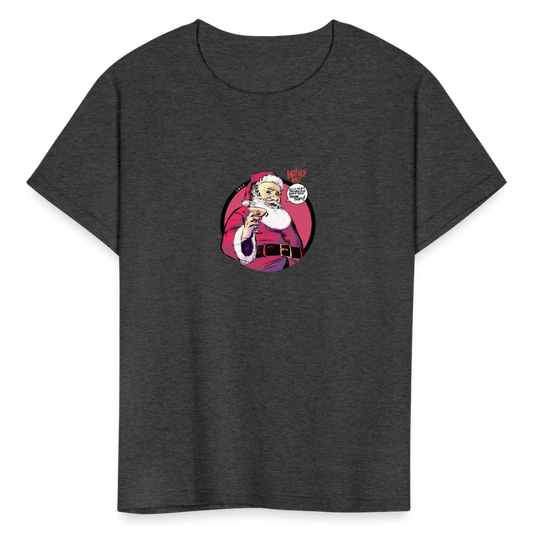 2023 Santa | Youth Tee - heather black