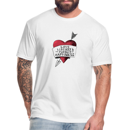 Love, Liberty | Men's Tee - white