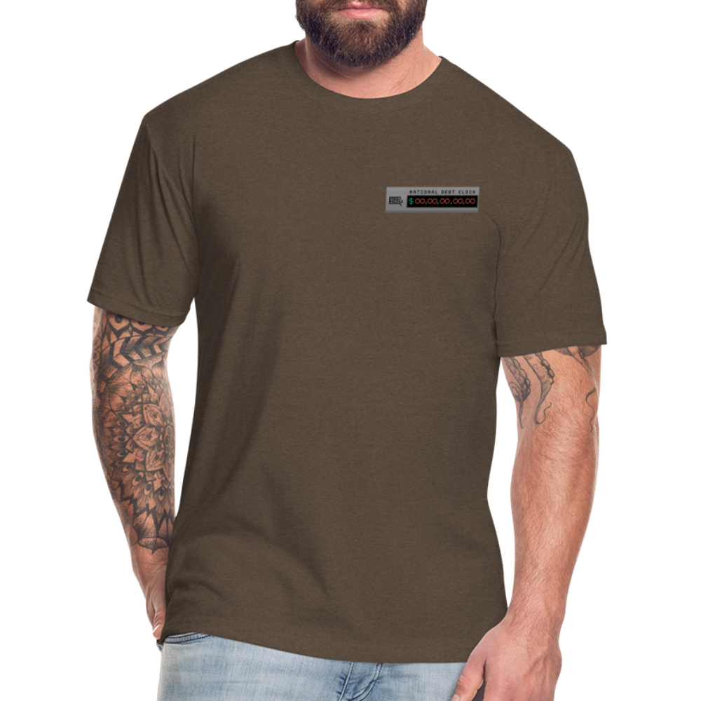 National Debt Clock | Men's Tee - heather espresso