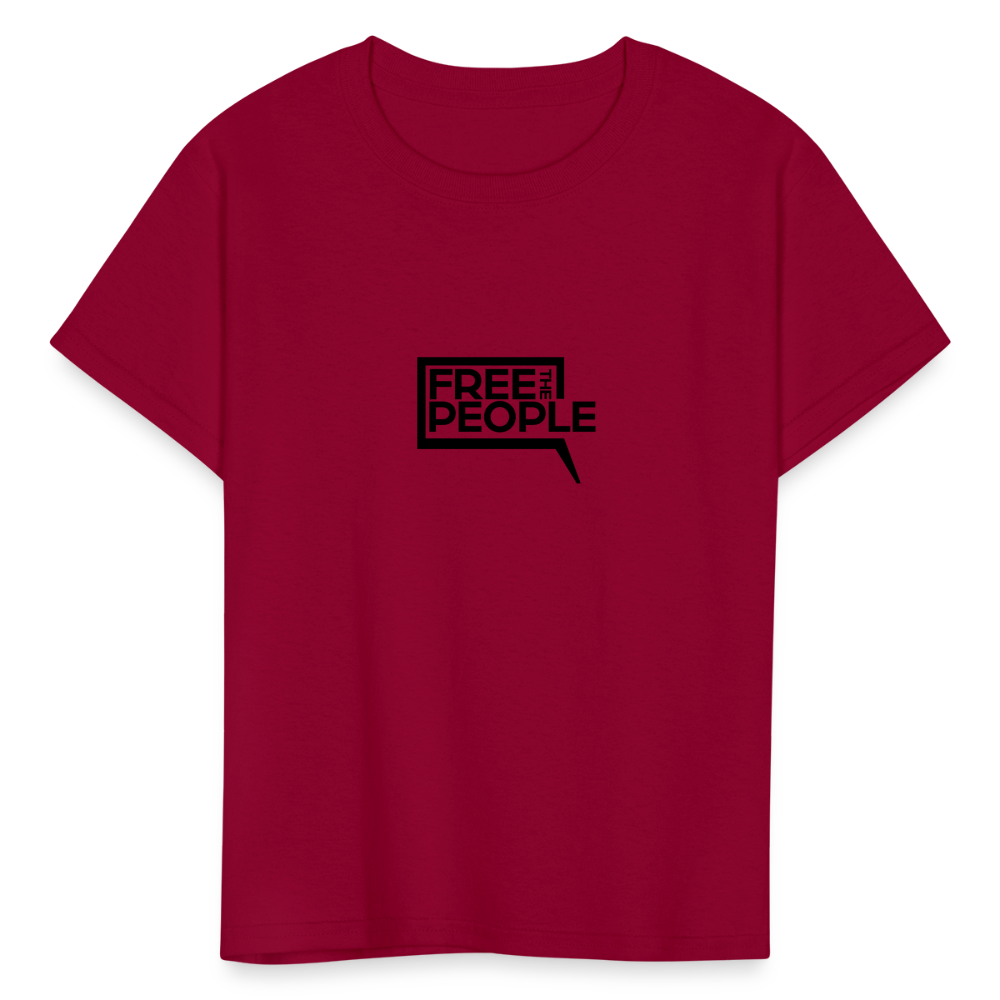 Free the People | Youth Tee - dark red