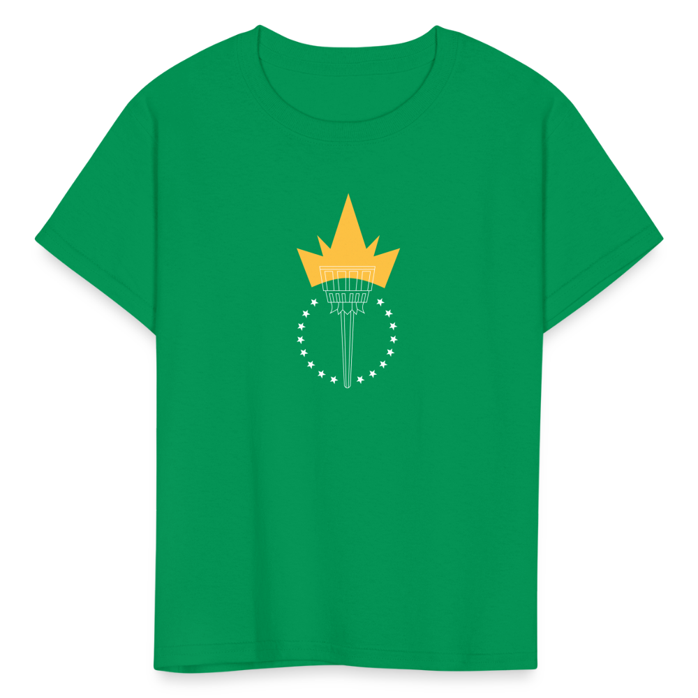 Freedom Torch | Youth Tee - kelly green