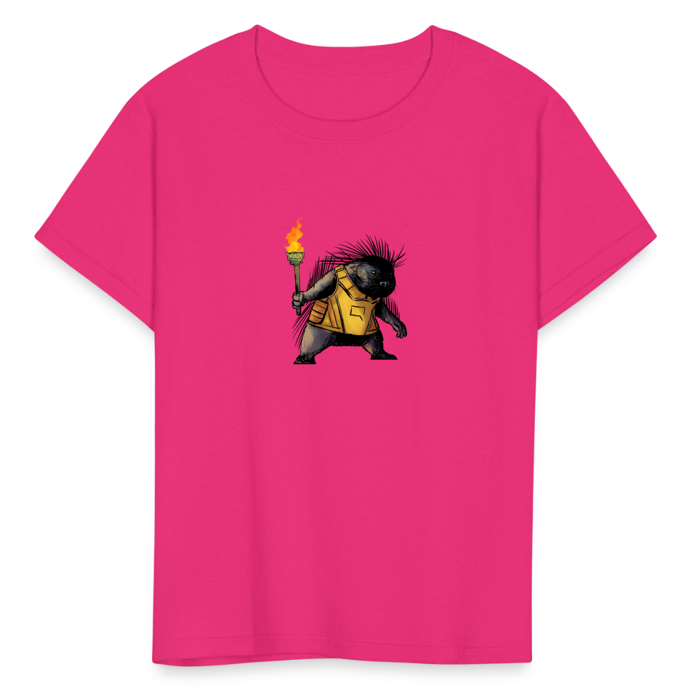 Free the Porcupine | Youth Tee - fuchsia