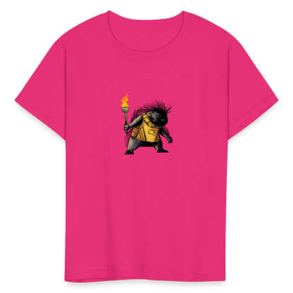 Free the Porcupine | Youth Tee - fuchsia