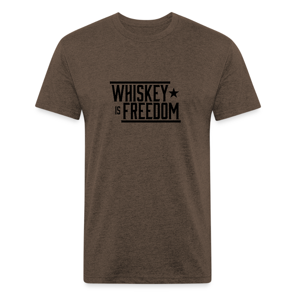 Whiskey is Freedom | Men's Tee - heather espresso