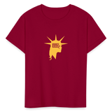 Liberty Head | Youth Tee - dark red