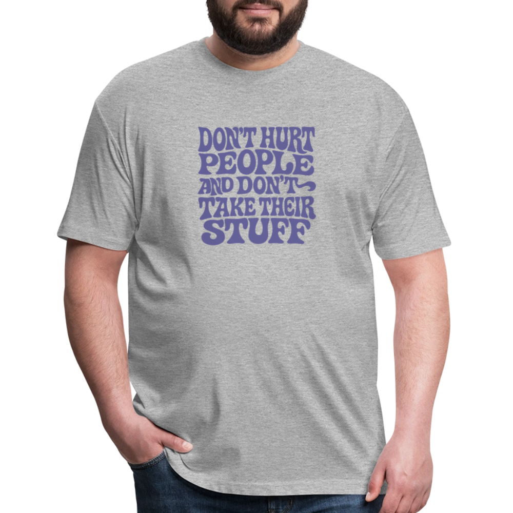 Don't Hurt People | Retro | Men's Tee - heather gray