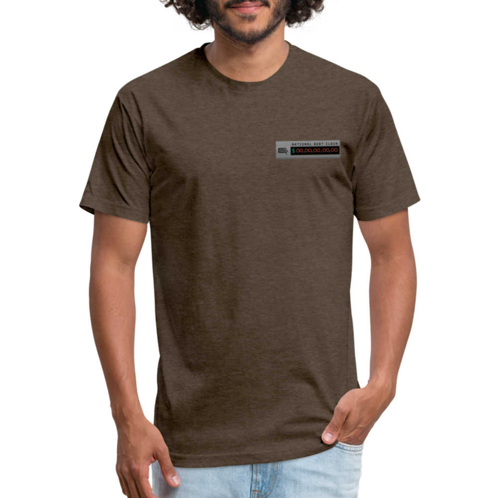 National Debt Clock | Men's Tee - heather espresso