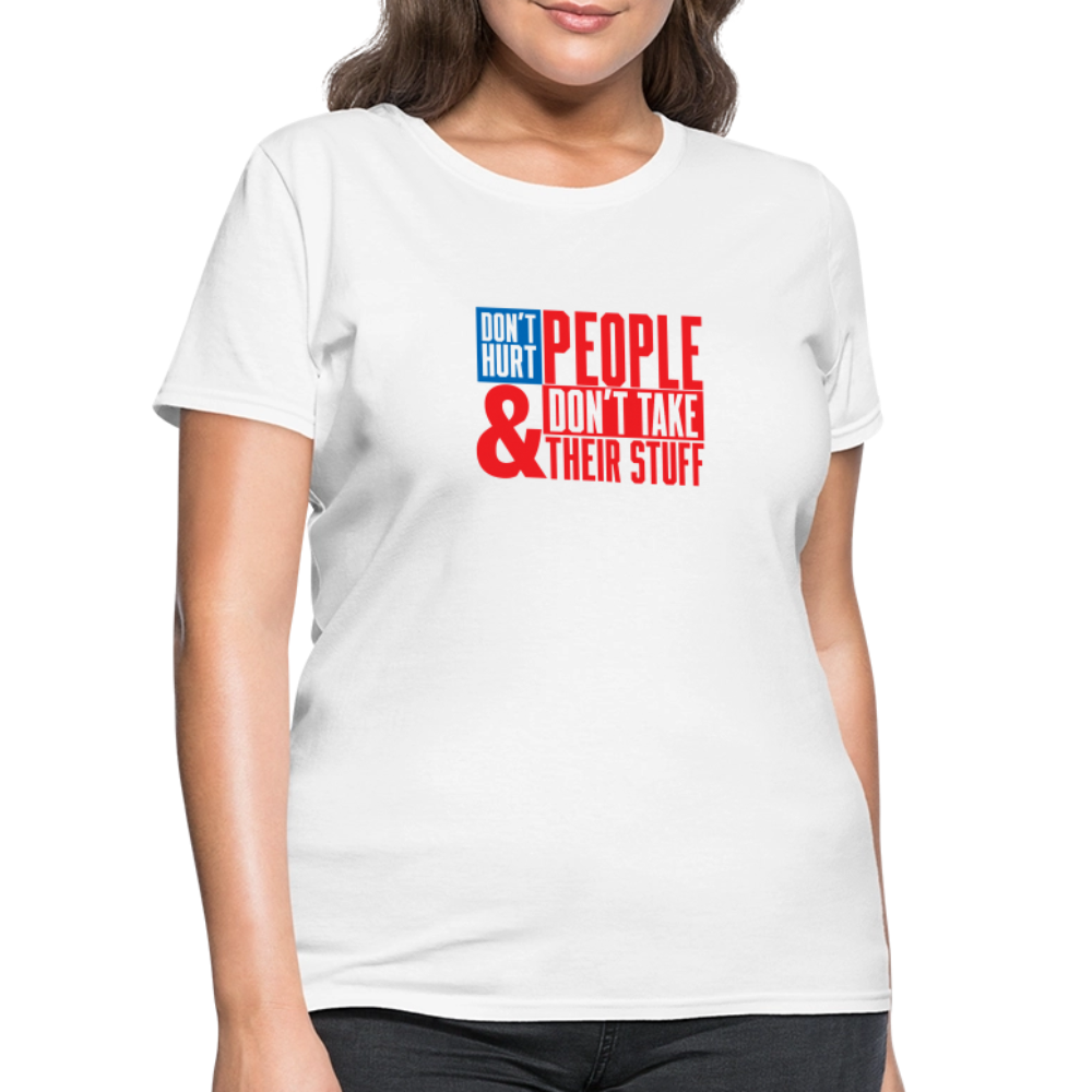 Don't Hurt People | America | Women's Tee - white