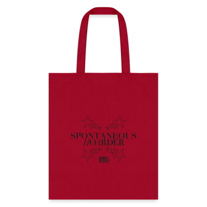 Spontaneous Hoarder | Tote Bag - red