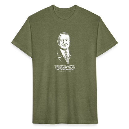 Ludwig von Mises Quote | Men's Tee - heather military green