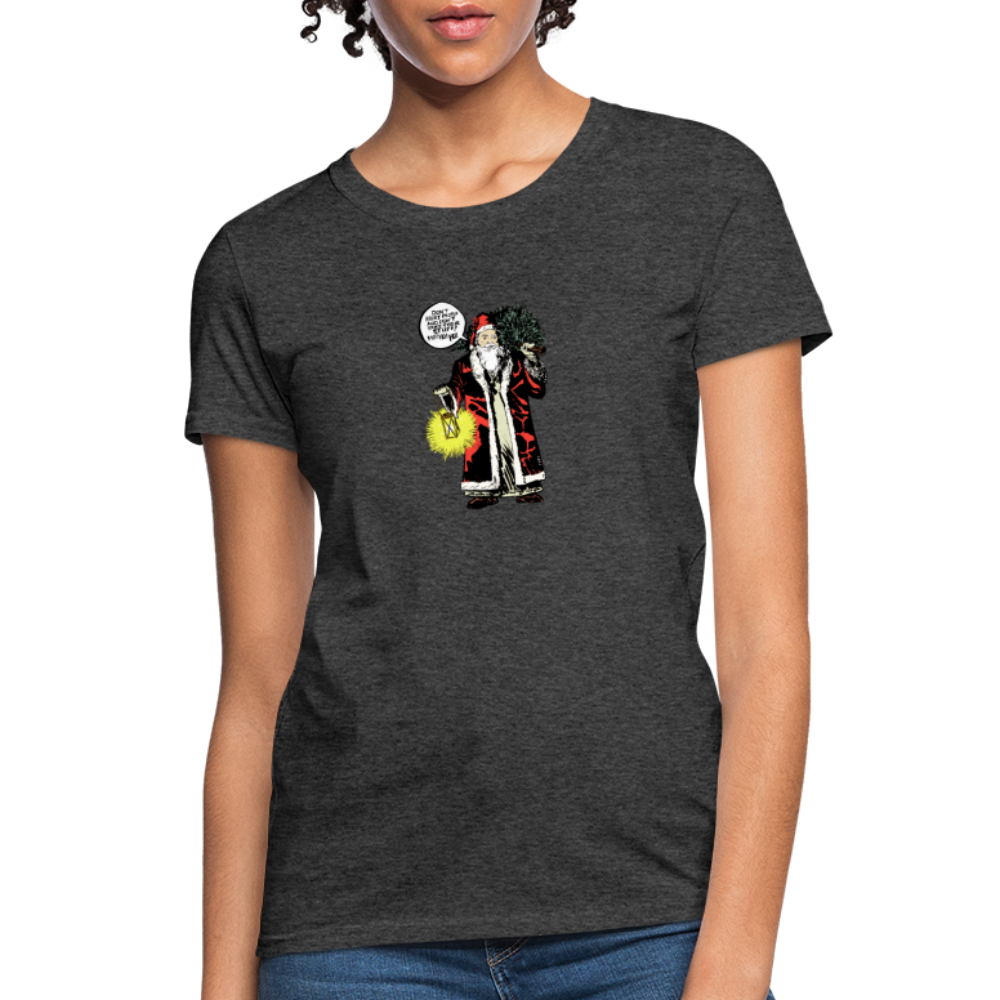 2021 Santa | Women's Tee - heather black