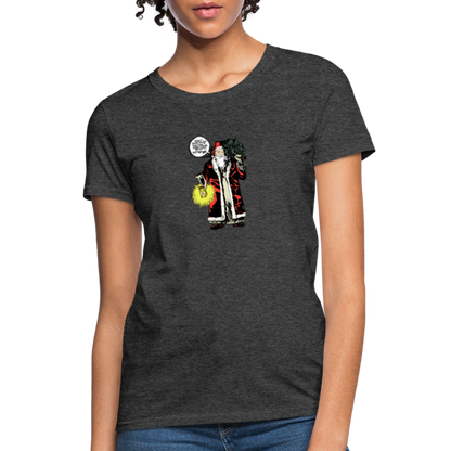 2021 Santa | Women's Tee - heather black