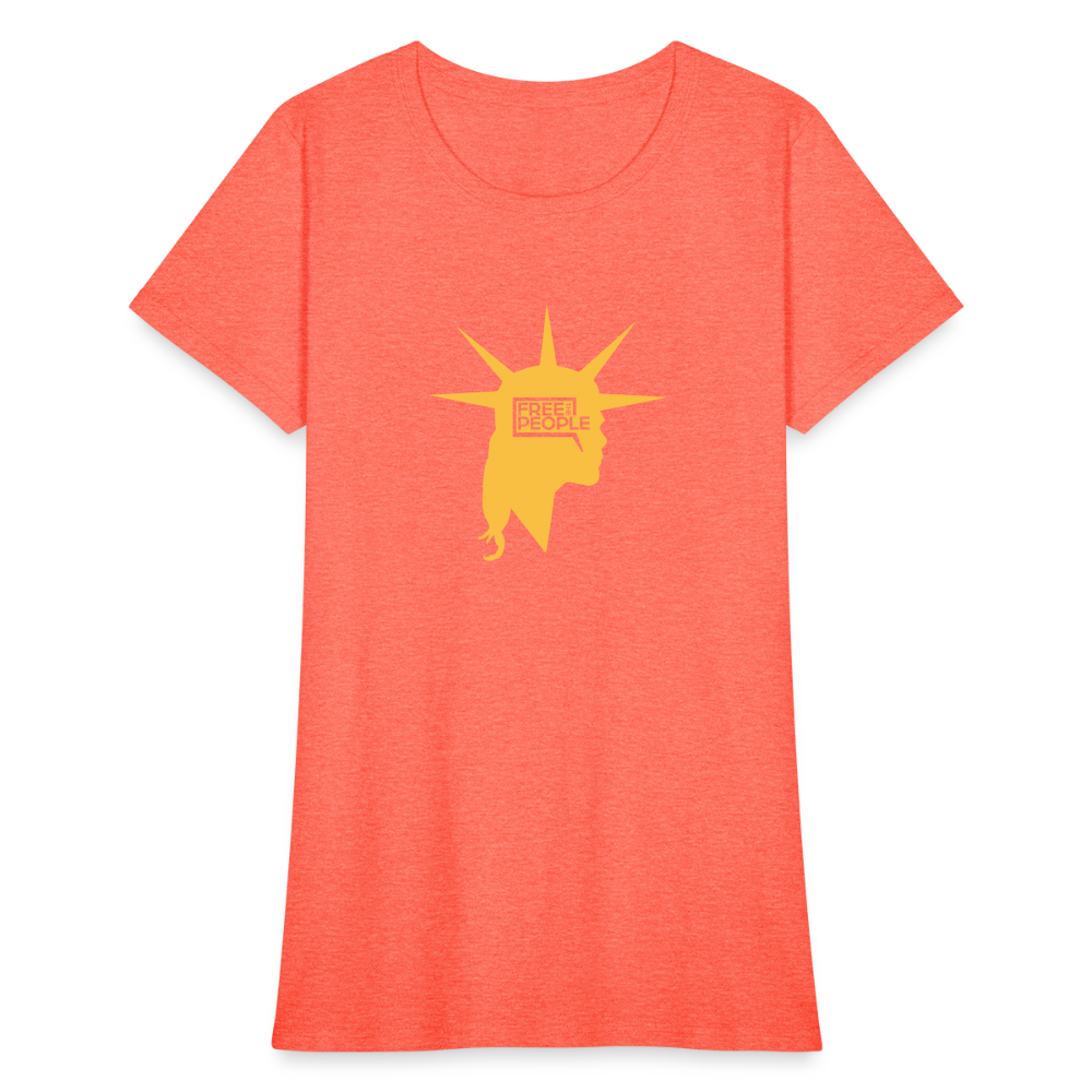 Liberty Head | Women's Tee - heather coral