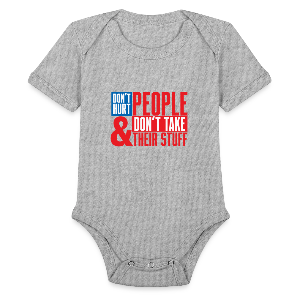 Don't Hurt People | America | Baby Onesie - heather grey