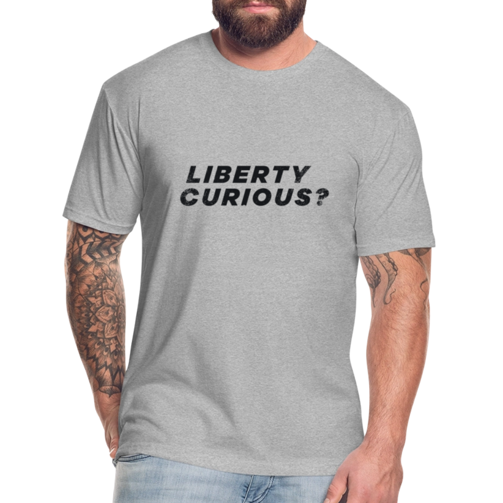 Liberty Curious? | Men's Tee - heather gray