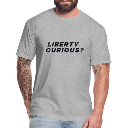 Liberty Curious? | Men's Tee - heather gray