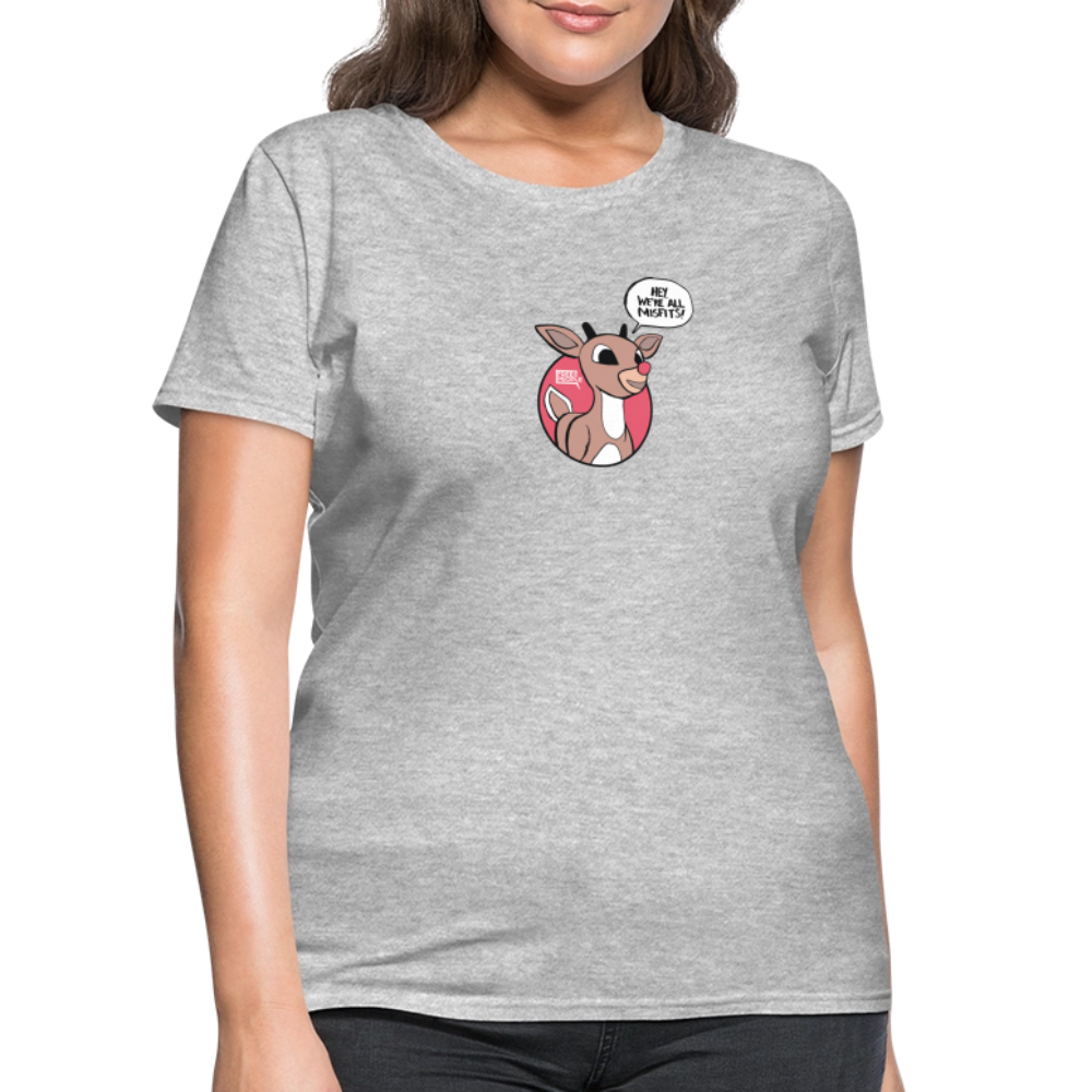 Rudolph Misfits | Women's Tee - heather gray
