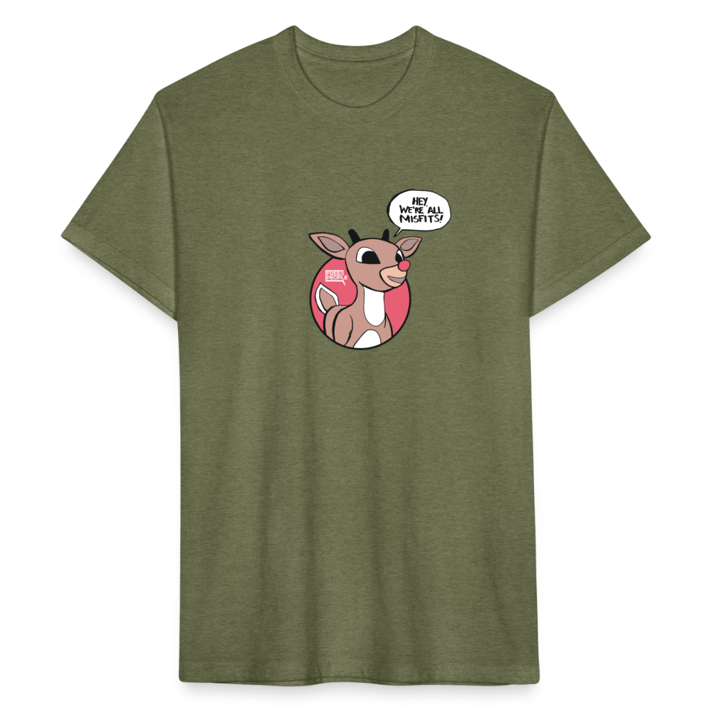 Rudolph Misfits | Men's Tee - heather military green