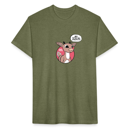 Rudolph Misfits | Men's Tee - heather military green