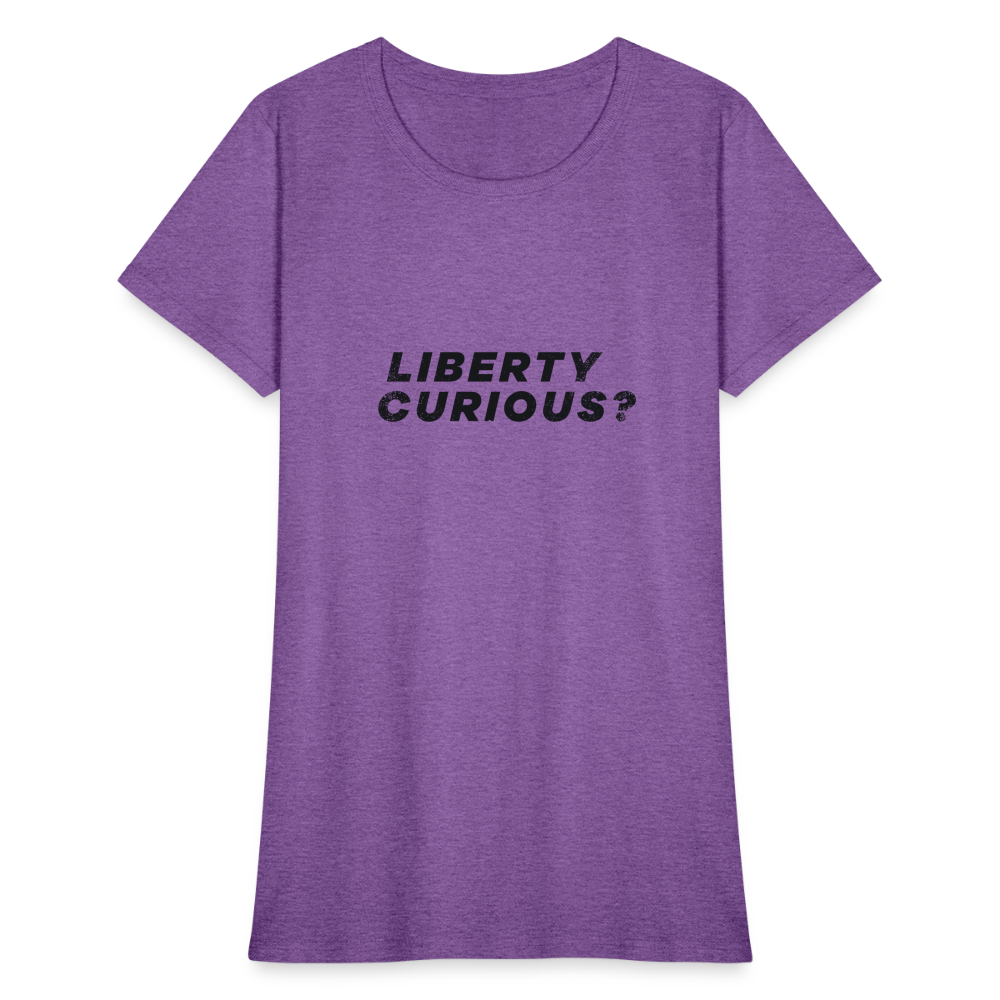 Liberty Curious? | Women's Tee - purple heather