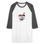 Love, Liberty | Baseball Tee - white/charcoal