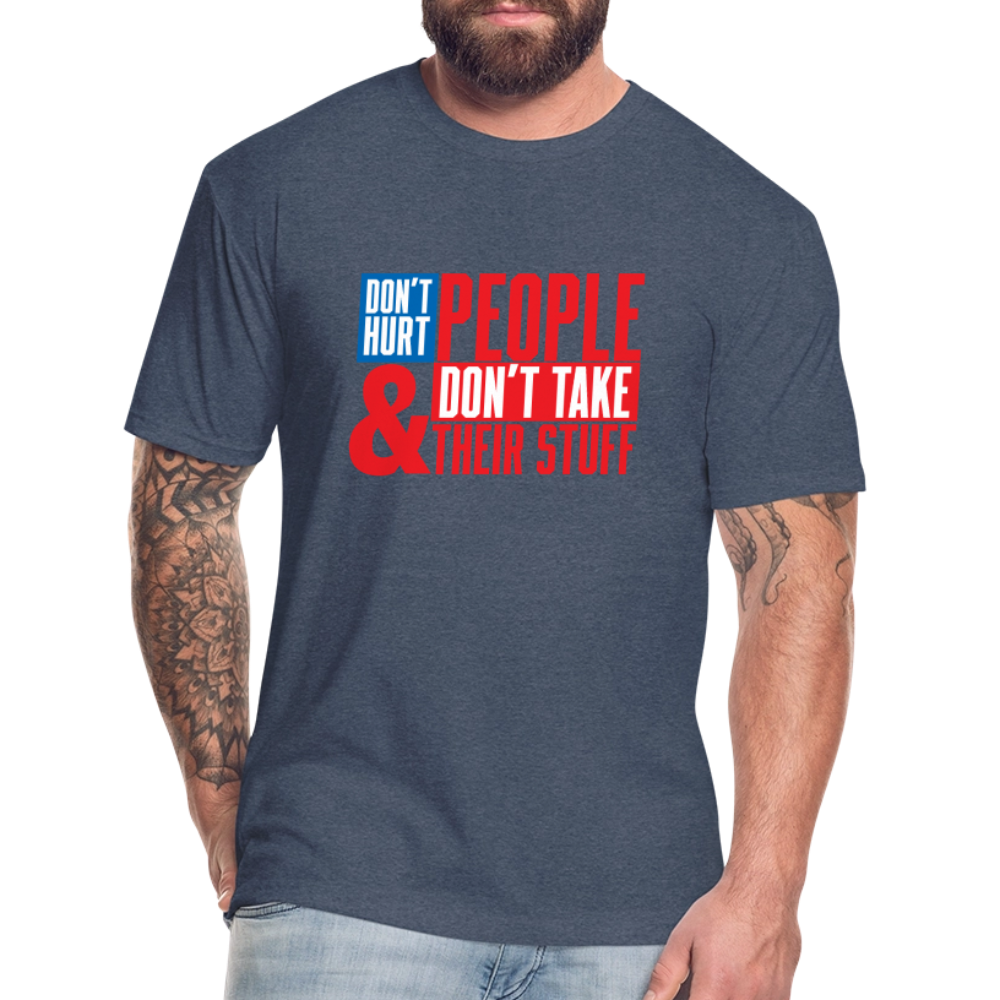 Don't Hurt People | America | Men's Tee - heather navy