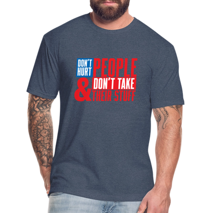 Don't Hurt People | America | Men's Tee - heather navy