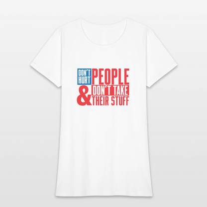 Don't Hurt People | America | Women's Tee - white