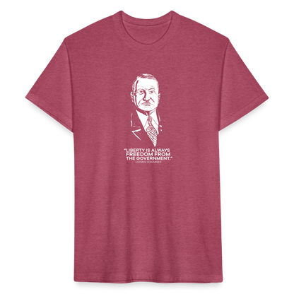 Ludwig von Mises Quote | Men's Tee - heather burgundy