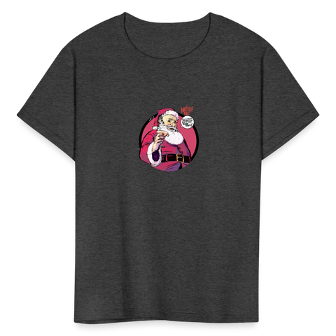 2023 Santa | Youth Tee - heather black